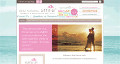 Desktop Screenshot of bestnaturalsmile.com