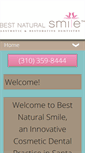 Mobile Screenshot of bestnaturalsmile.com